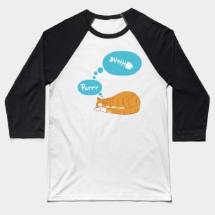 Cat Dreams Baseball T-Shirt